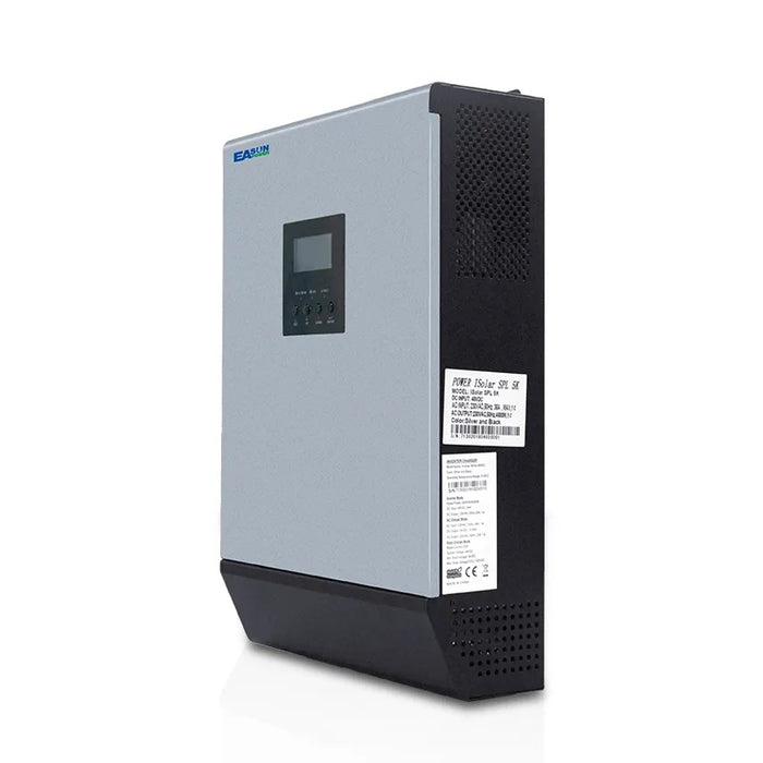 EASUN POWER 5KVA hybrydowy falownik solarny czysta fala sinusoidalna 220VAC wyjście falownik solarny wbudowany PWM 48V 50A regulator ładowania słonecznego