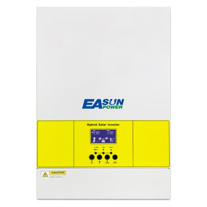 EASUN POWER 3600W Solar Inverter MPPT 100A Solar Charger 220V Pure Sine Wave Off Grid Inverter PV 4000W 500VDC Input No Battery