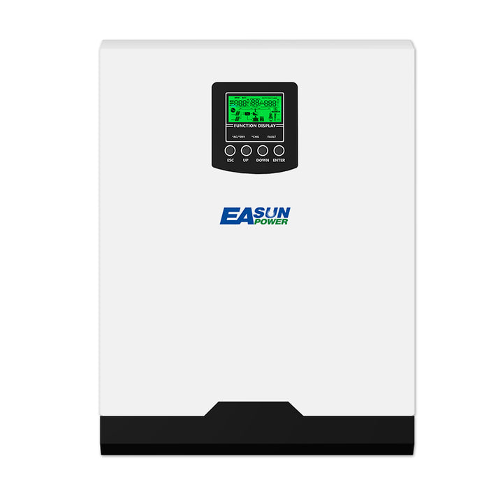 EASUN POWER 5KW Solar Inverter 220VAC Output Pure Sine Wave 50A PWM 48V Solar Charge Controller With 60A AC Charge