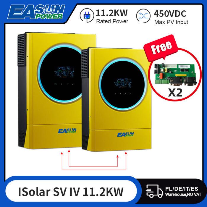 EASUN POWER 11200W Hybrydowy falownik solarny MPPT 120A Ładowarka solarna
