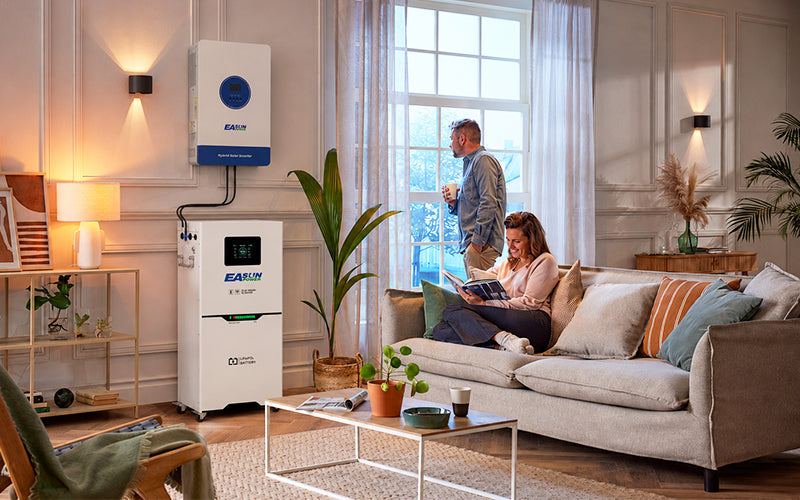EASUN 51.2V 100Ah vs 300Ah LiFePO4 Battery: Which Solar Storage Module Fits Your Home Backup System?