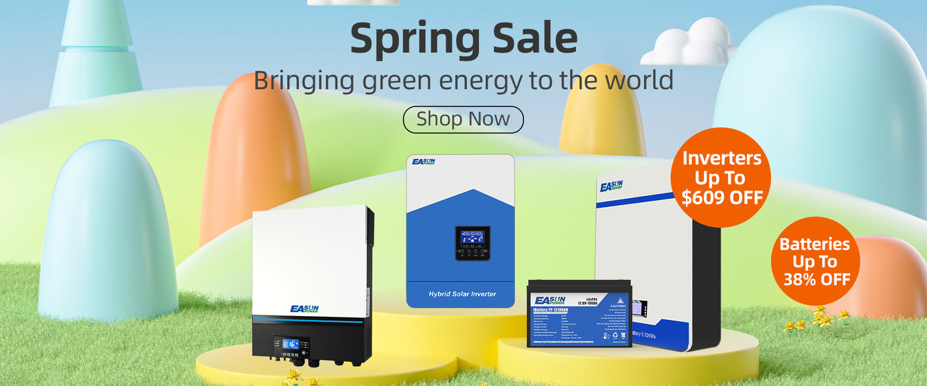 Spring Discount | 12V/24V Battery Extra 6% Off