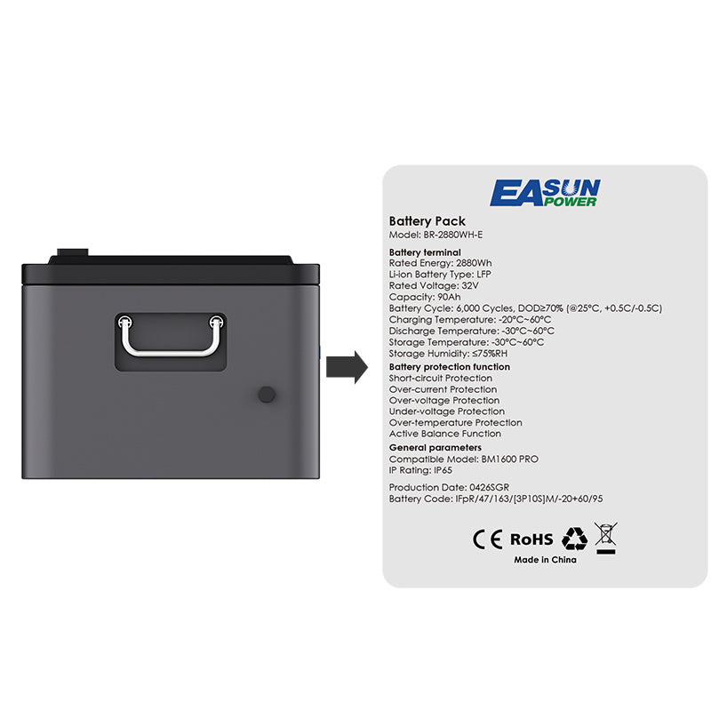 EASUN 1600W Plug & Play Balcony Solar System with Storage | Balkonkraftwerk mit Speicher