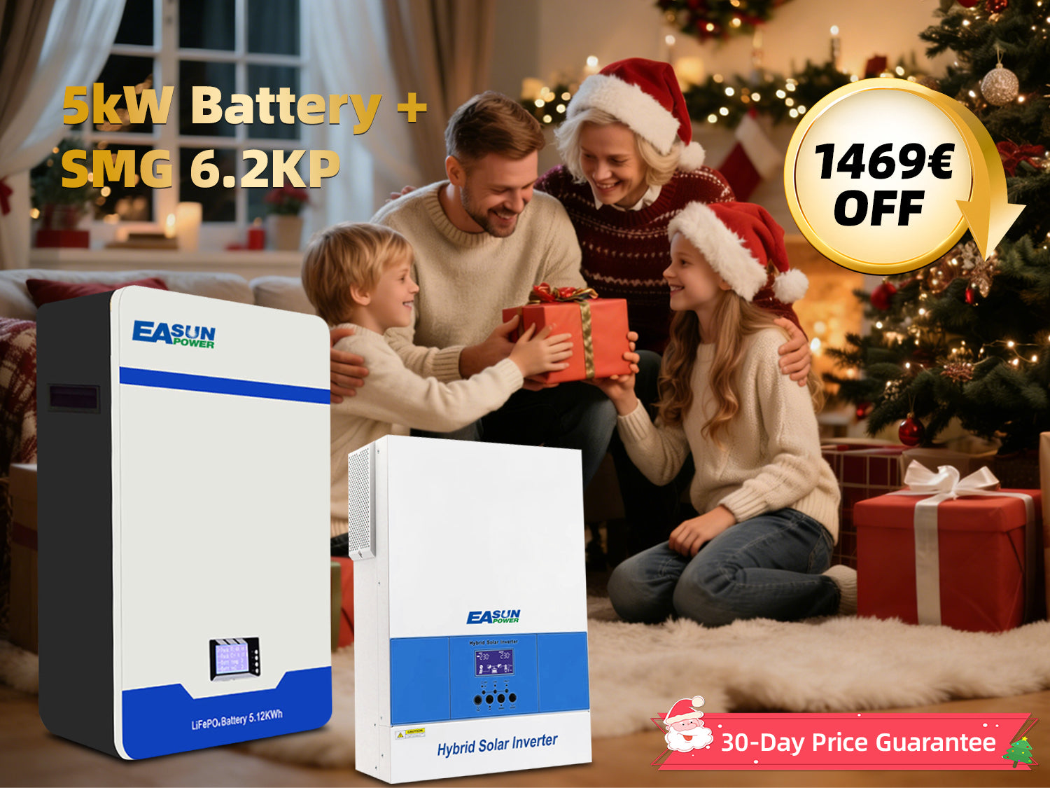 5kW Lifepo4 Battery with SMG II 6.2KP