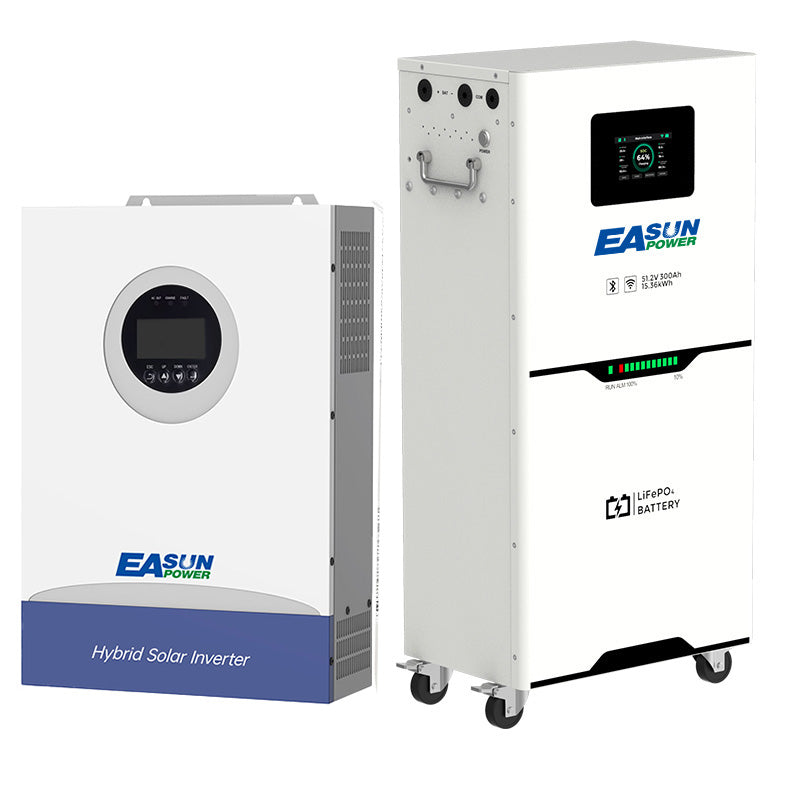 EASUN POWER 12KW 48V Hybrid Inverter 150A Solar Charger Dual MPPT WIFI
