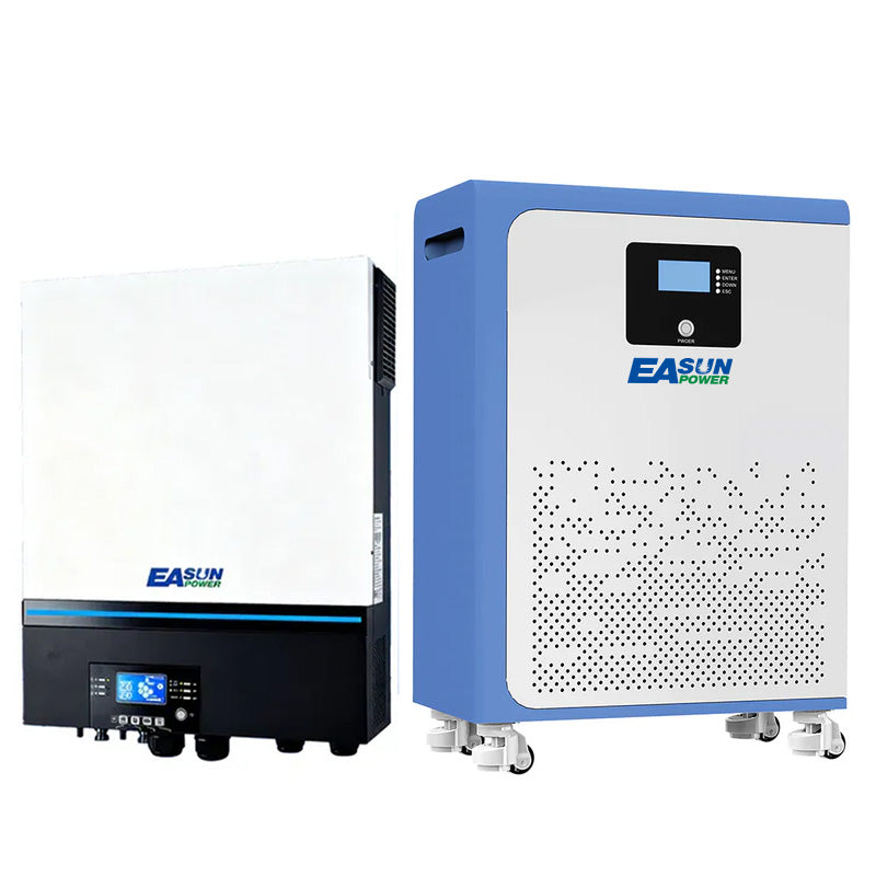 【0% VAT】EASUN 5kwh 10kwh 15kwh 51.2V Lifepo4 Battery 100AH 200AH 300AH Solar Energy Storage Battery