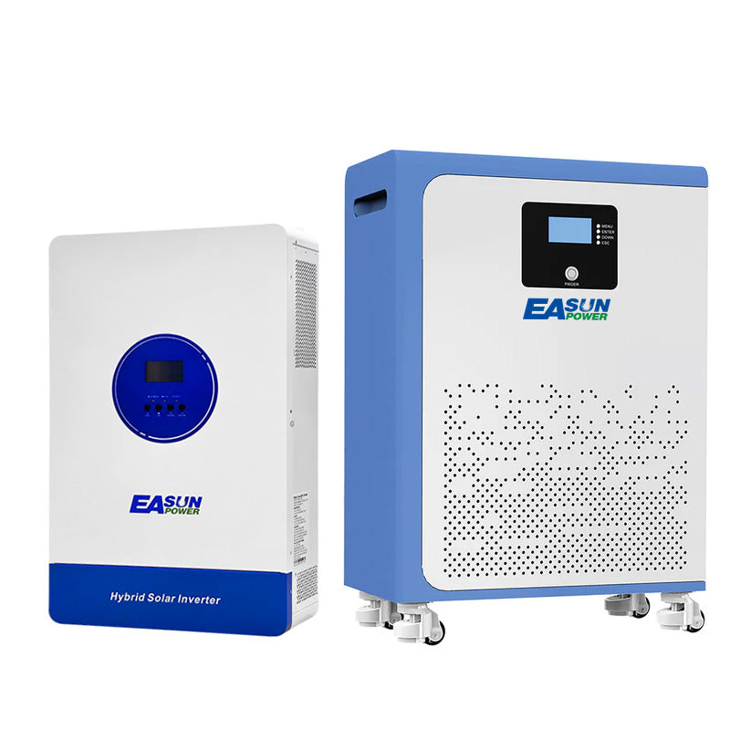【0% VAT】EASUN 5kwh 10kwh 15kwh 51.2V Lifepo4 Battery 100AH 200AH 300AH Solar Energy Storage Battery