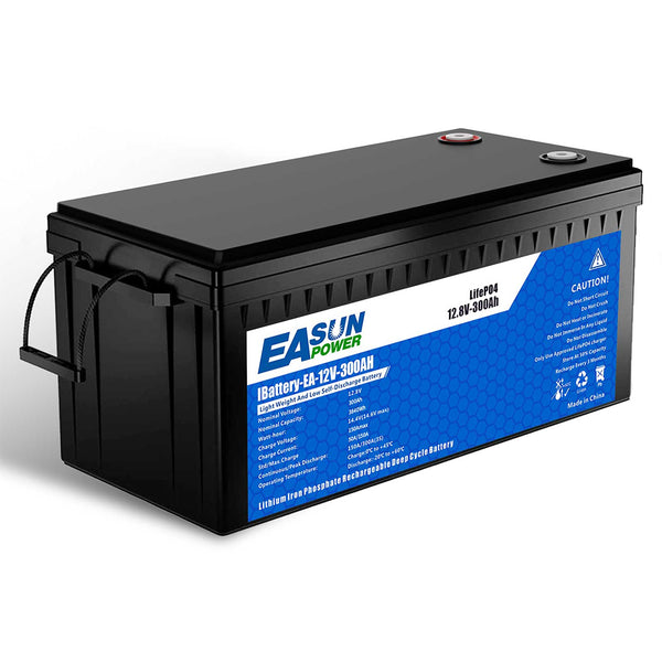 【0% VAT】Easun 12v 300Ah LifePO4 Battery Grade A Parallel and Customizable +5000 Cycle Life