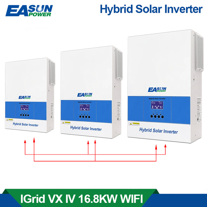 Easun Power 6200W Off Grid Solar Inverter MPPT 120A Charger With WIFI Parallel