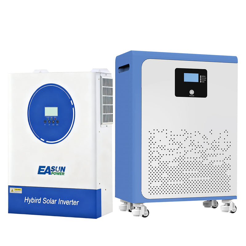 【0% VAT】EASUN 5kwh 10kwh 15kwh 51.2V Lifepo4 Battery 100AH 200AH 300AH Solar Energy Storage Battery