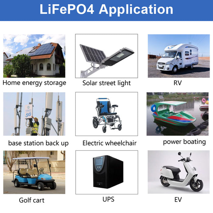 EASUN POWER Lifepo4 Lithium Iron Phosphate Battery 12v 100Ah 12.8V Grade A Parallel and Customizable +2000 Cycle Solar Battery EU Stock