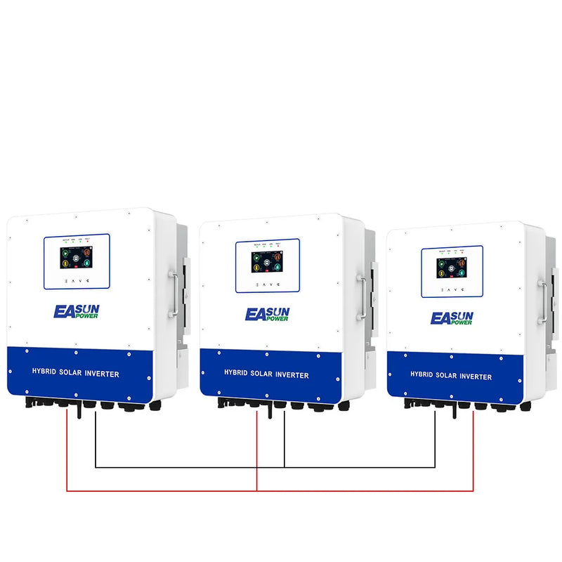 EASUN 6kW 48V Hybrid Solar Inverter Dual MPPT Battery-Feedin IP65 WiFi