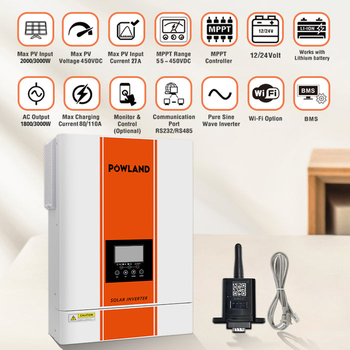 SMG II 6.2KW Off Grid Inverter Build-in MPPT 120A With Wifi No Parallel