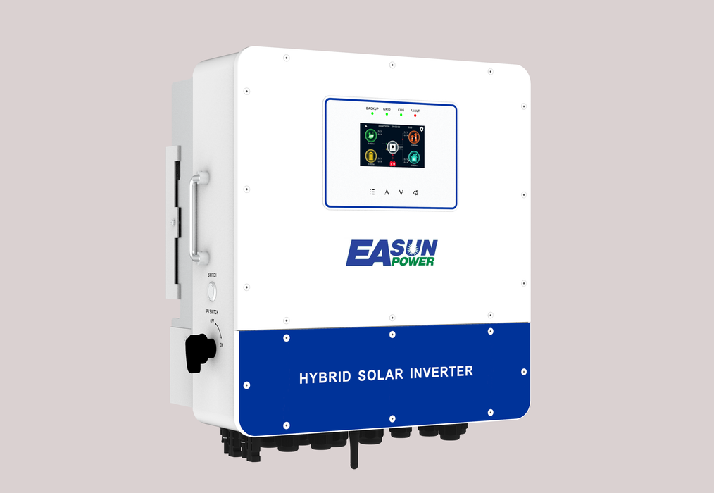 EASUN 6kW 48V Hybrid Solar Inverter Dual MPPT Battery-Feedin IP65 WiFi