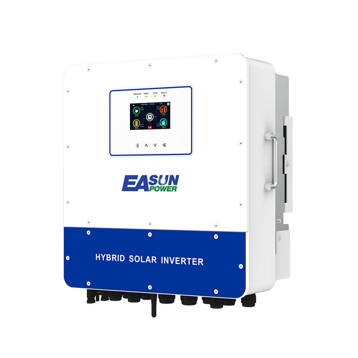 EASUN 6kW 48V Hybrid Solar Inverter Dual MPPT Battery-Feedin IP65 WiFi