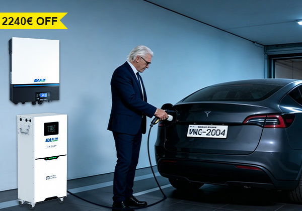 EASUN 15kWh Battery + SMW 11kW Inverter Bundle | Home Energy Storage Solution
