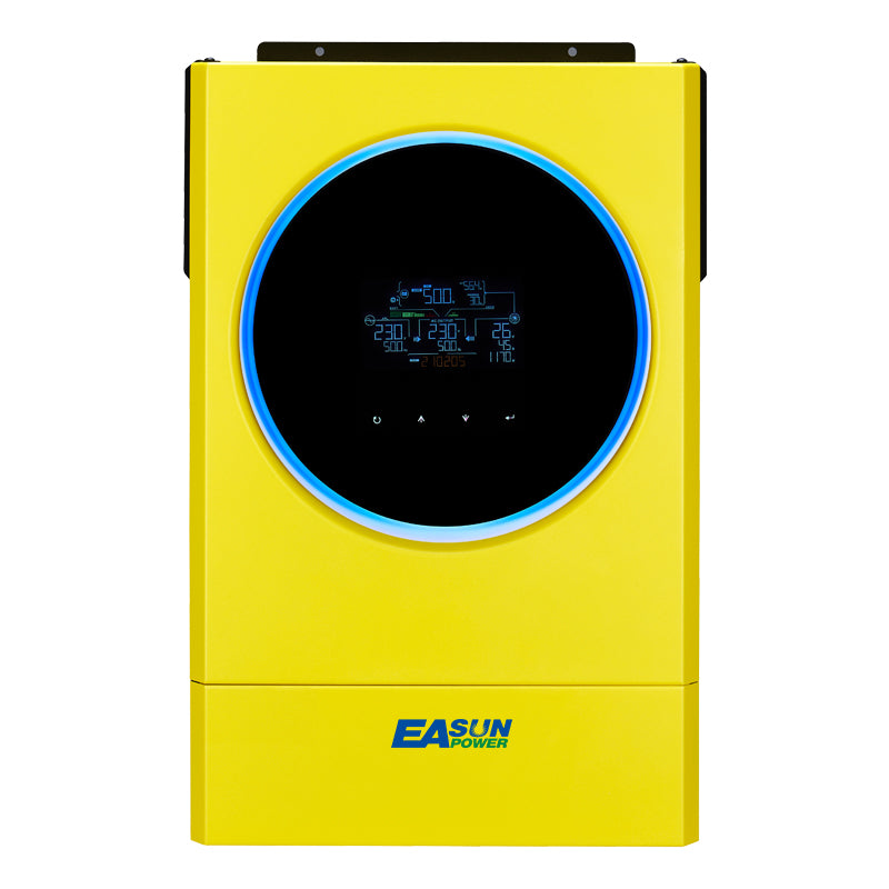 EASUN POWER 5600W Hybrid Solar Inverter MPPT 120A Solar Charger PV Input 6000W