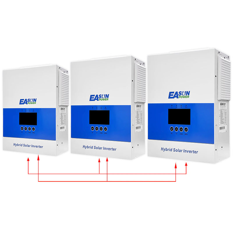 Inverter fuori rete EASUN POWER 18600W MPPT 120A Caricabatterie Kit parallelo integrato con WiFi