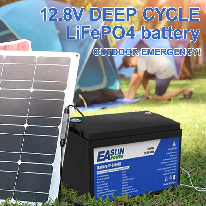 Easun 12v 200Ah LifePO4 Battery Grade A Parallel and Customizable +2000 Cycle Life