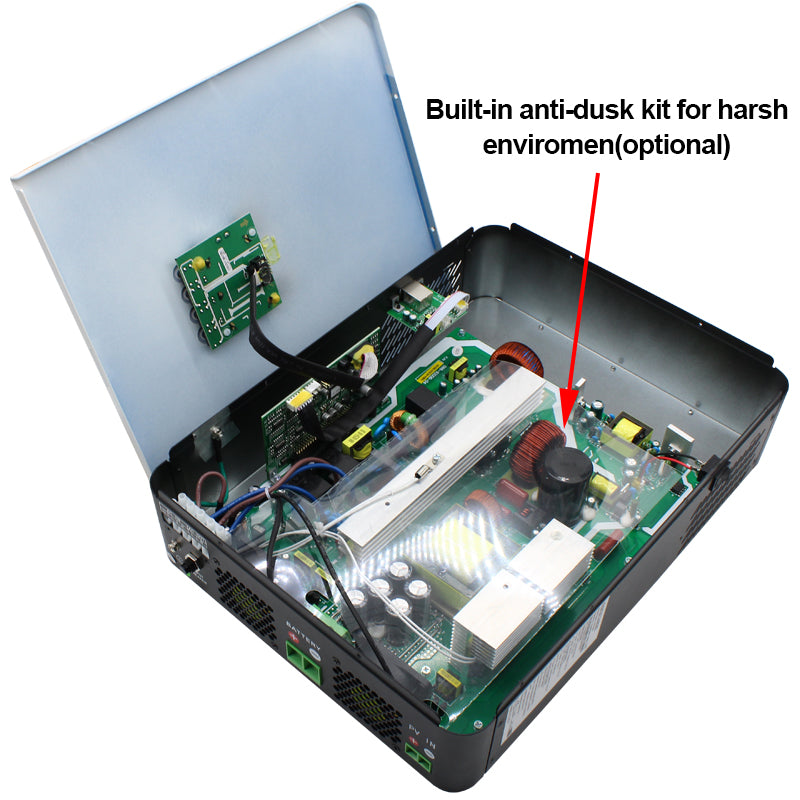 Inverter solare EASUN da 3200 VA a onda sinusoidale pura con regolatore solare integrato da 80 A 
