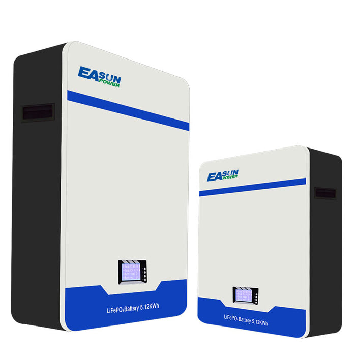 EASUN POWER 48V 51,2.V 200AH LiFePO4 Akumulator do systemu 51,2V z systemem BMS Magazyn energii do montażu na ścianie