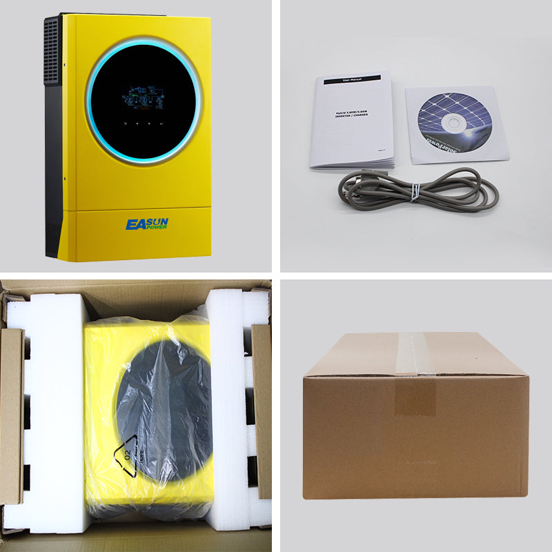 Inverter solare ibrido EASUN POWER 11200W MPPT 120A Caricabatterie solare