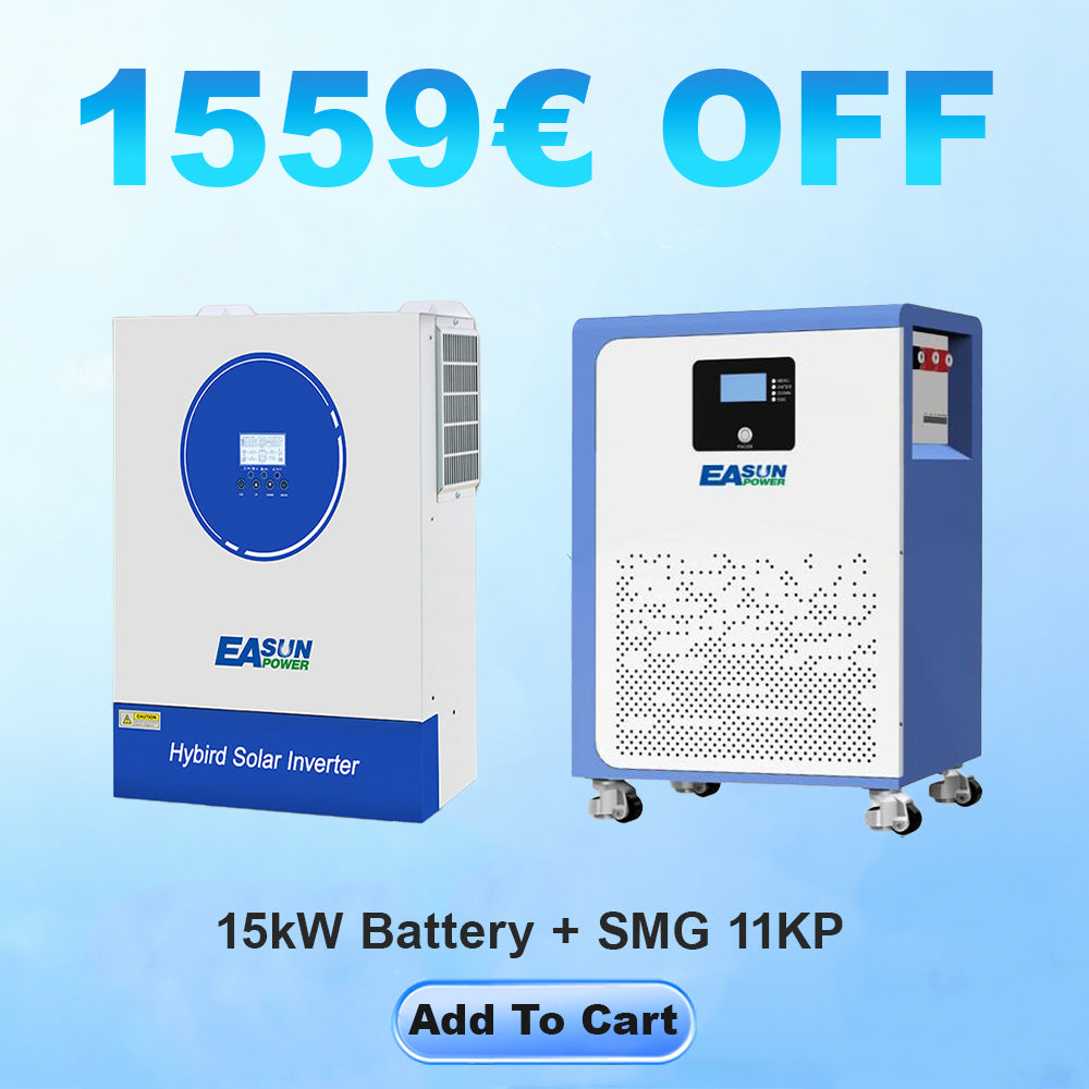 15kW Lifepo4 Battery with SMG 11KP Inverter