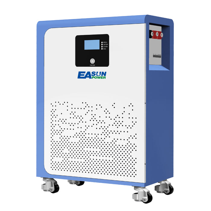 【0% VAT】EASUN 5kwh 10kwh 15kwh 51.2V Lifepo4 Battery 100AH 200AH 300AH Solar Energy Storage Battery