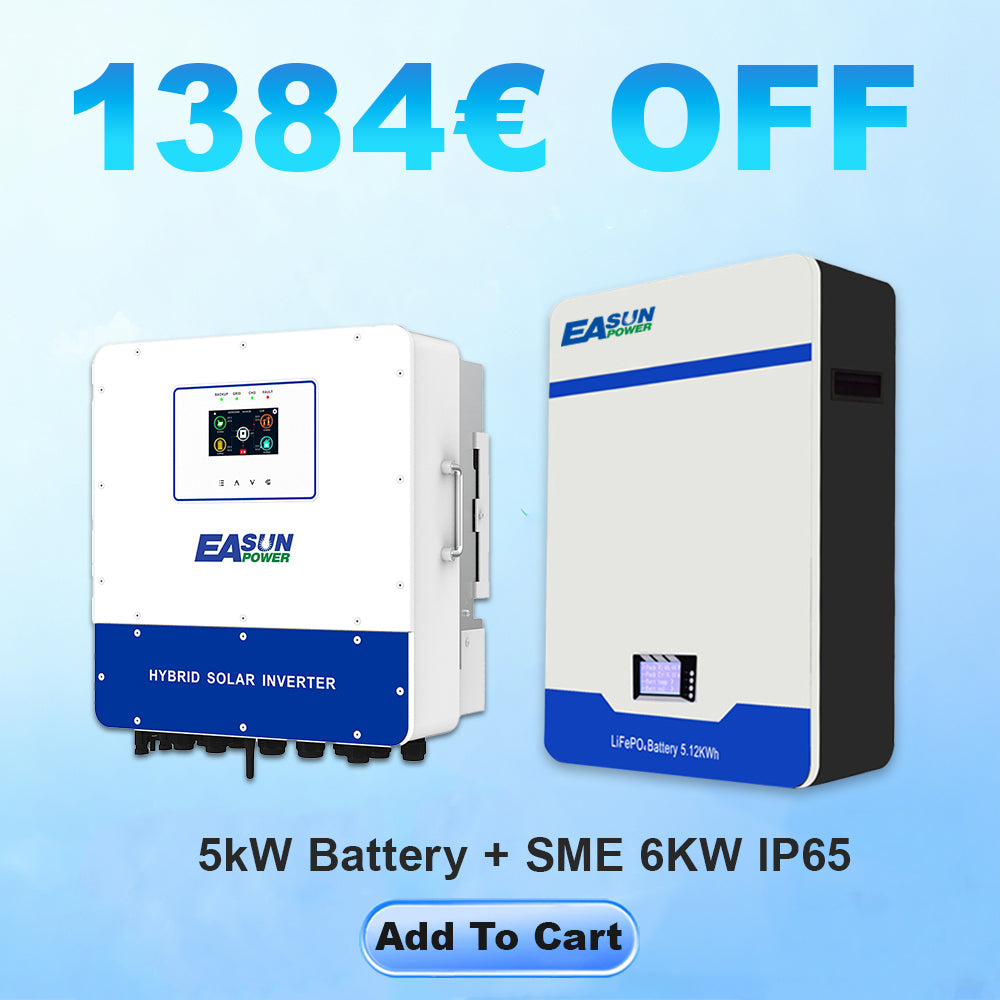 5kWh Battery + IP65 6kW Inverter Bundle