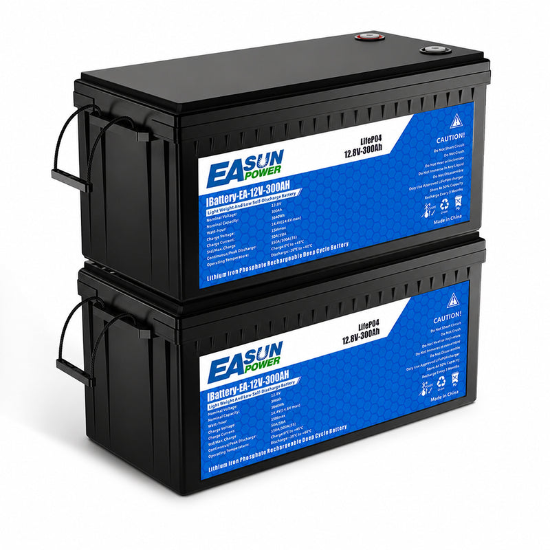 【0% VAT】Easun 12v 300Ah LifePO4 Battery Grade A Parallel and Customizable +5000 Cycle Life