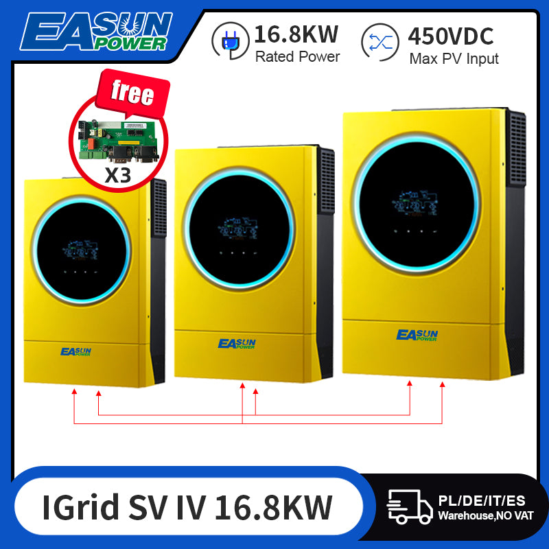 EASUN POWER 16800W Hybrid Solar Inverter MPPT 120A Solar Charger